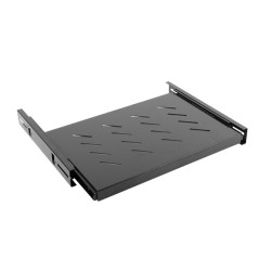19" POSUVNÁ POLICE 1U/465X347MM MAX. NOSNOST DO 6