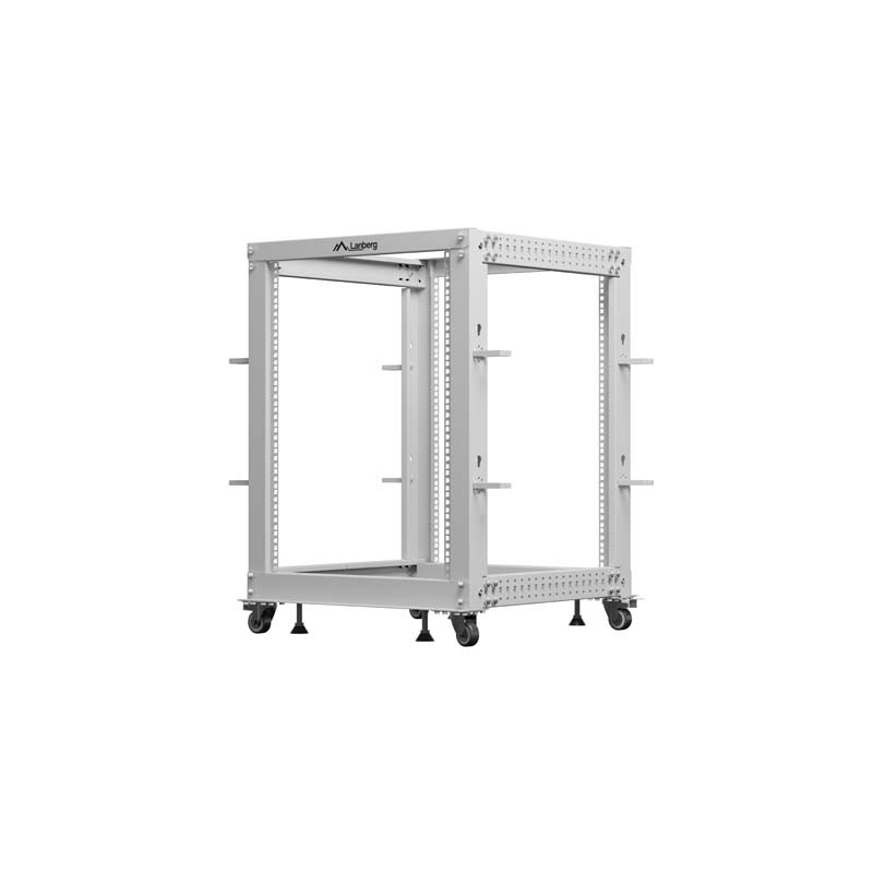 Lanberg otevřený Rack 19" 15U 600X600-1100 nastavitelný Š