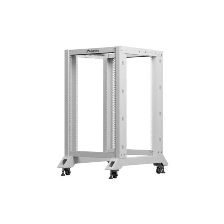 otevřený Rack 19" 18U 600X800 šedý Lanberg