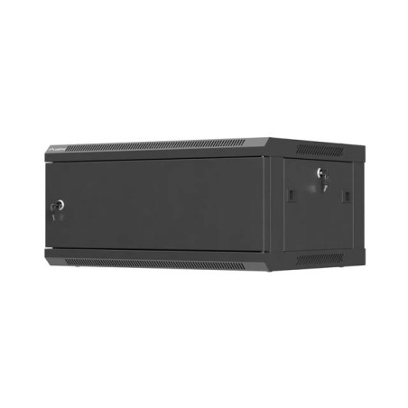 Lanberg nástěnná Instalační skříň 19" 4U 600X450 černé KO