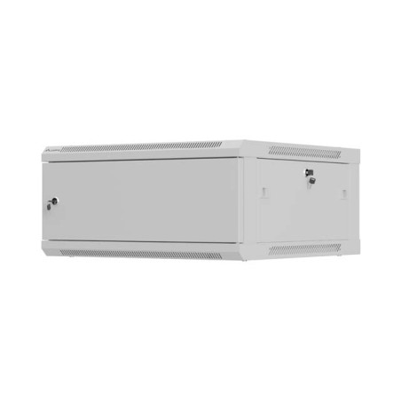 Lanberg nástěnná Instalační skříň 19" 4U 600X600 šedá Kov