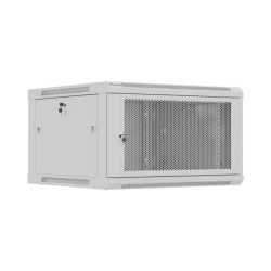 Lanberg nástěnná Instalační skříň 19" 6U 600X600 šedé Per