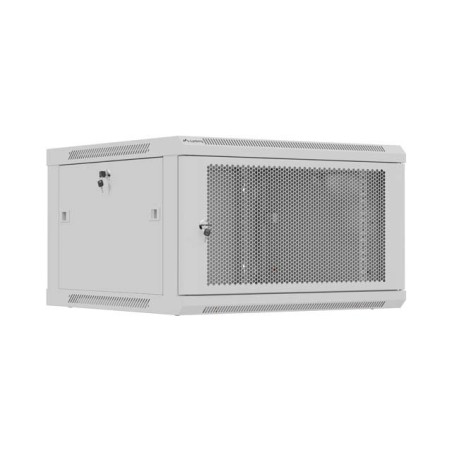 Lanberg nástěnná Instalační skříň 19" 6U 600X600 šedé Per