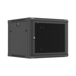 Lanberg nástěnná Instalační skříň 19" 9U 600X600 černé PE