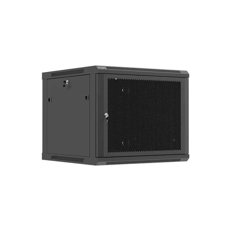 Lanberg nástěnná Instalační skříň 19" 9U 600X600 černé PE