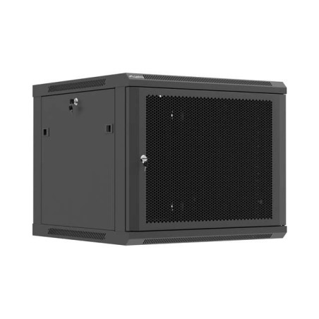 Lanberg nástěnná Instalační skříň 19" 9U 600X600 černé PE