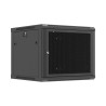 Lanberg nástěnná Instalační skříň 19" 9U 600X600 černé PE