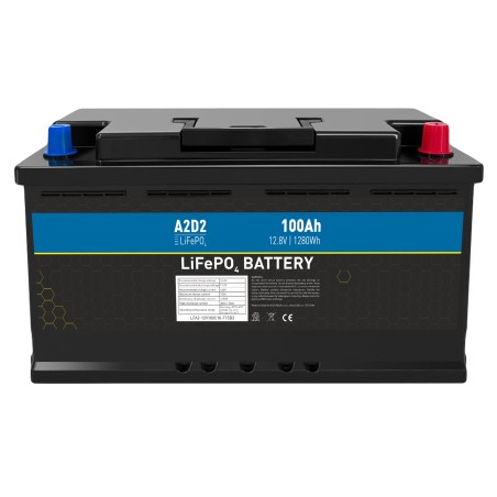 A2D2 baterie LiFePO4 12,8V 100Ah F15 Car Battery Case (Gotion cells)