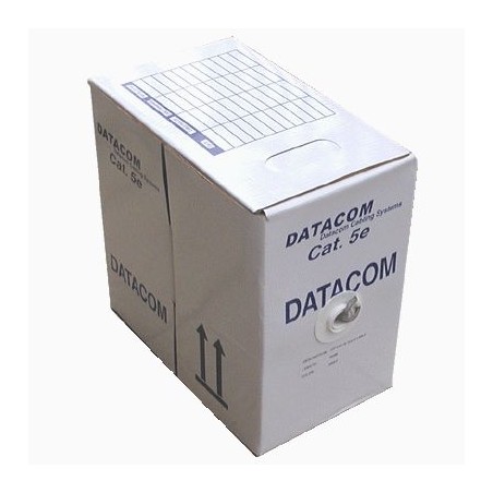 DATACOM kabel drát C5E FTP PE venkovní 305m box černý