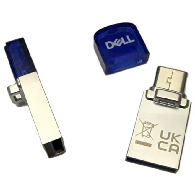 Dell 256GB 3.2 Type A/C Combo FD/Flash Drive - Detachable Cap