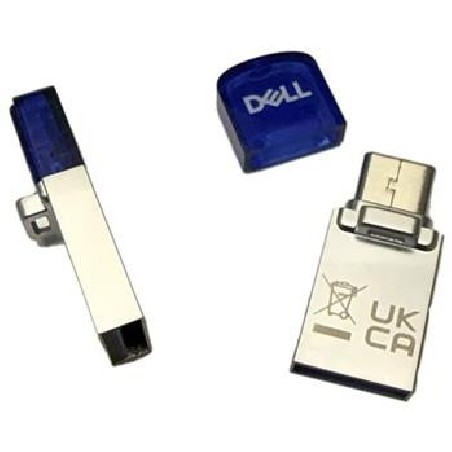 Dell 64GB 3.2 Type A/C Combo FD/Flash Drive - Detachable Cap