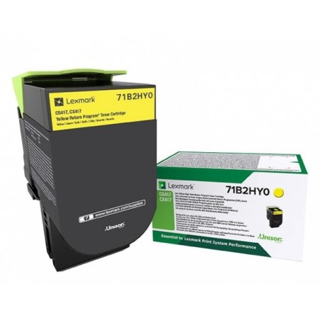 Lexmark Toner Return Open Yellow Crtg/F. CS/CX4/517 3.500 Pgs