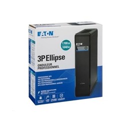 Eaton 3P Ellipse UPS USB FR, 1700 VA, 1040 W, Vstup: C14, Výstupy: (4) Typ E, (4) Pouze přepěťová ochrana Typ E, USB nab