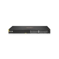 HPE Aruba Networking CX 6000 24p 10M/100M/1G Class4 PoE 4p SFP 1G 370W Switch R8N87B