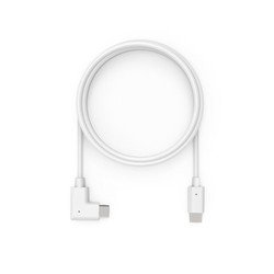 Compulocks 6FT Charge And Data USB-C TO/USB-C 90-DGR Cbl Right Angle WHT