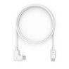 Compulocks 6FT Charge And Data USB-C TO/USB-C 90-DGR Cbl Right Angle WHT