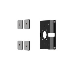 Compulocks VESA Glass Mount Bracket With/Security Slot - Black