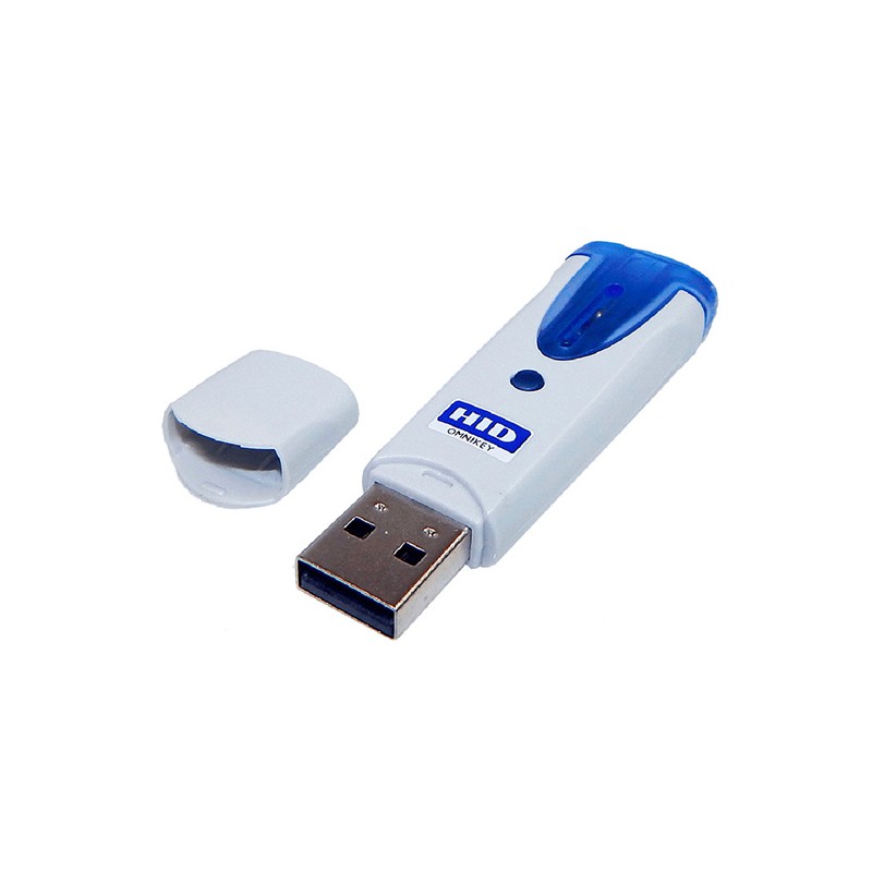OMNIKEY 6121 USB EMV, CCID ISO 7816 SIM-Size (ID-000) contact slot USB 2.0, Key-ring attachable OrdQty Mltp100