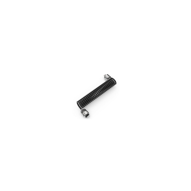DUAL HEAD COILED T-BAR SECURITY/KEYED CABLE LOCK