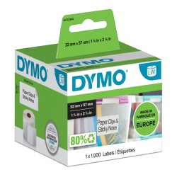 LW-LABELS 32X 57MM/WHITE 1X 1000PCS