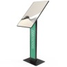 Compulocks VESA Brandable Floor Stand With/A Large Base Plate - Black