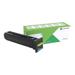 Lexmark originální toner 72K2XCE, cyan, 22000str., extra high capacity