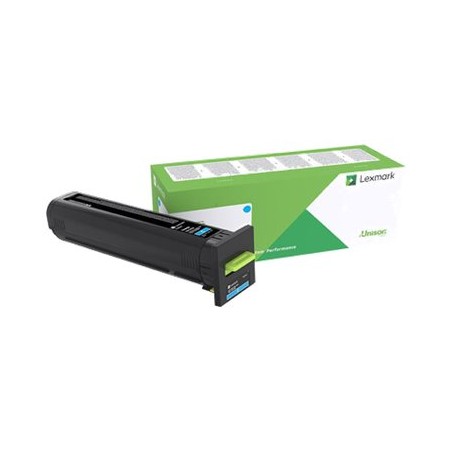 Lexmark originální toner 72K2XCE, cyan, 22000str., extra high capacity