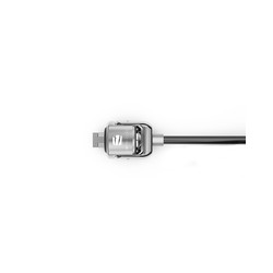 KEYED T-BAR CABLE LOCK - BLACK/.