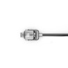 KEYED T-BAR CABLE LOCK - BLACK/.