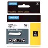 Dymo RHINO Tape Nylon 12MM/3.5M/Black ON White