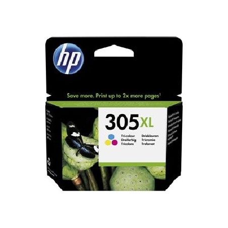 HP 305XL High Yield Tri-color Original Ink Cartridge (200 pages)