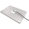 UNIVERSAL TABLET LOCK PLATE/WITH KEYED CABLE LOCK - BLACK