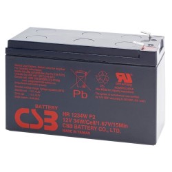 CSB Náhradni baterie 12V - 9Ah HR1234W F2 - kompatibilní s RBC17/24/105/115/116/124/132/133