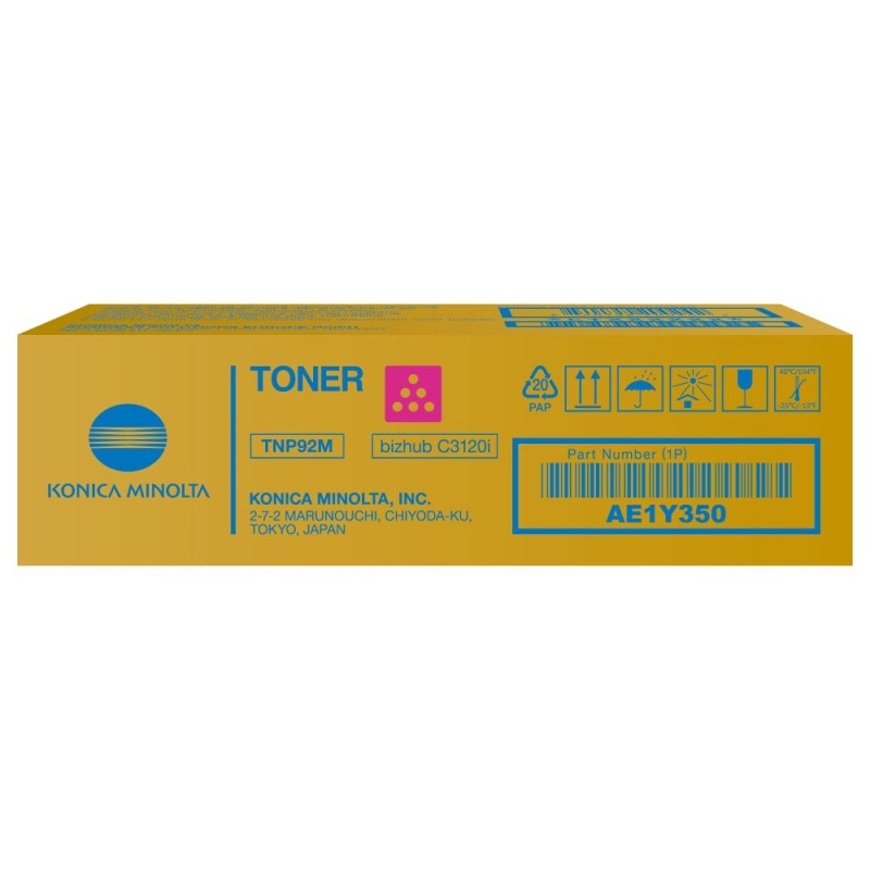 Konica Minolta TNP92M,Toner purpurový pro bizhub C3120i, 4000 stran