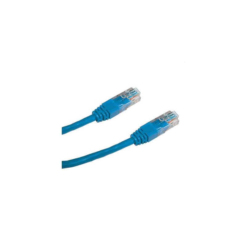 DATACOM Patch kabel UTP CAT5E 2m modrý