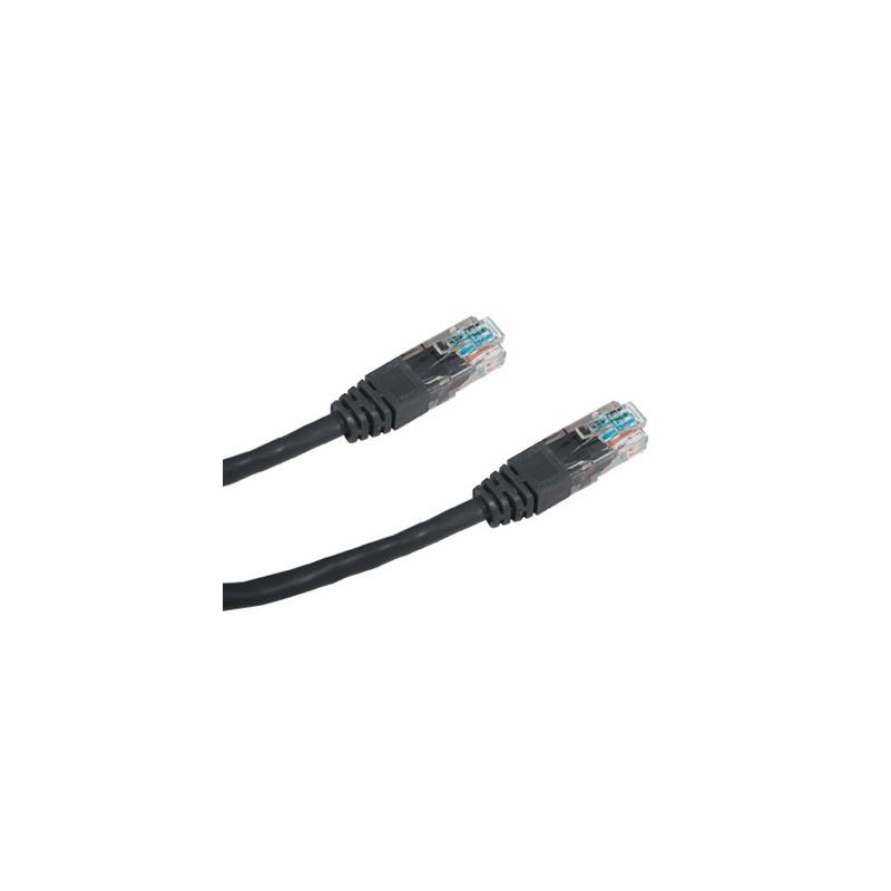 DATACOM Patch kabel UTP CAT5E 5m černý