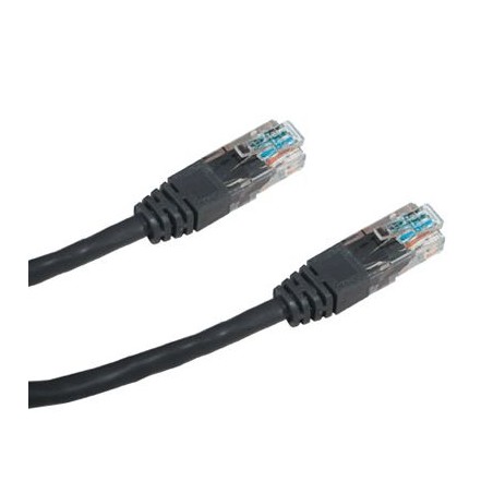 DATACOM Patch kabel UTP CAT5E 5m černý
