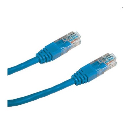 DATACOM Patch kabel UTP CAT5E 1m modrý