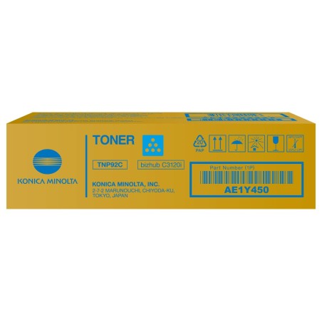 Konica Minolta TNP92C,Toner azurový pro bizhub C3120i, 4000 stran