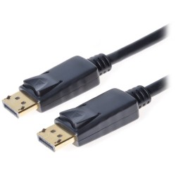 PremiumCord DisplayPort 1.2 přípojný kabel M/M, zlacené konektory, 5m KPORT405