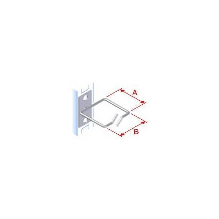 Vyvazovací háček 40x40 D1 kov levý fix,čelní gate