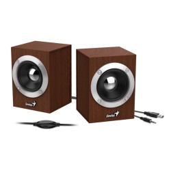 GENIUS repro SP-HF280, 2.0, 6W, dřevěné, hnědé