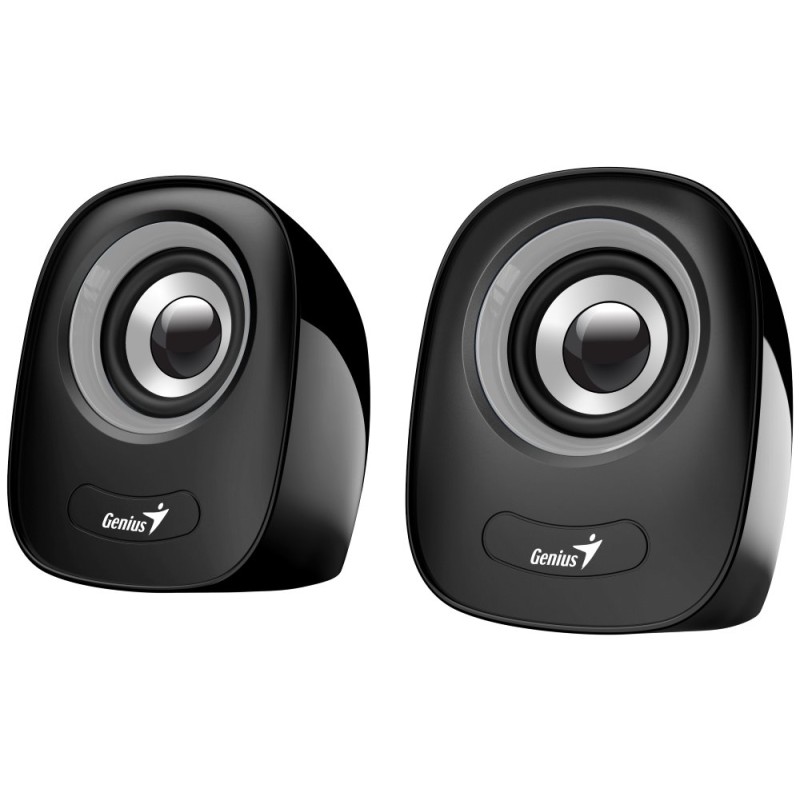 GENIUS repro SP-Q160 Iron Grey, 2.0, 6W, USB napájení, 3,5" jack, černo-šedé