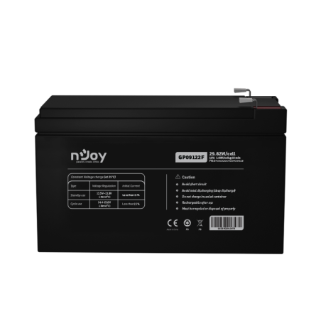 nJoy - baterie GLP09122F 12V/9Ah, F2 (T2) Faston 250, long life