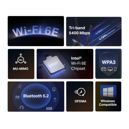 MERCUSYS MA86XE WiFi6E PCIe adapter