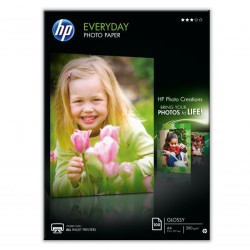 HP Photo Paper, A4, pololesk, 200g, 100 ks