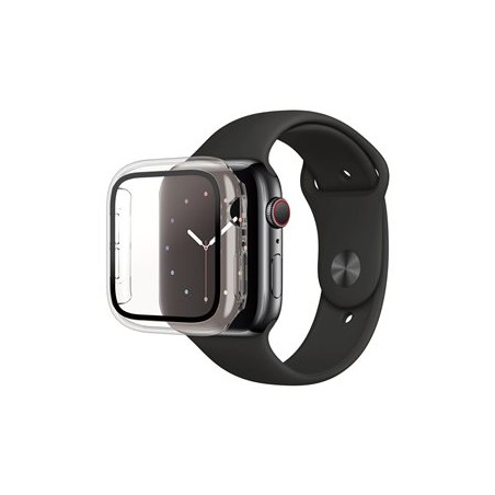 PanzerGlass - Ochrana obrazovky pro chytré hodinky - celé telo - sklo - barva rámu cerná - pro Apple Watch Hermčs Series 9, SE