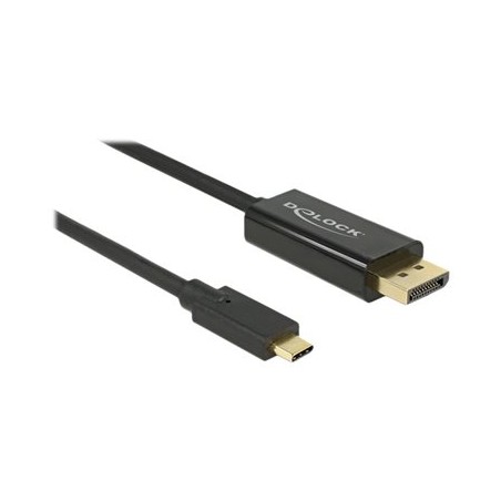 Delock - Externí video adaptér - USB-C - DisplayPort - černá - maloobchod 85255
