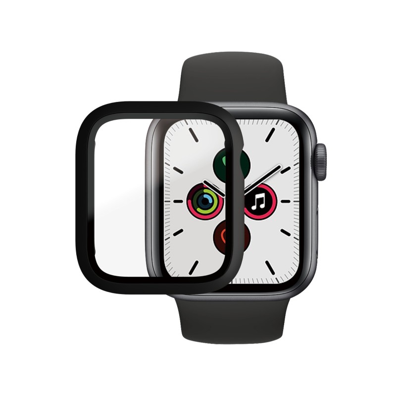 PanzerGlass - Ochrana obrazovky pro chytré hodinky - celé telo - sklo - cerná - pro Apple Watch Hermčs Series 9, SE 3, Series