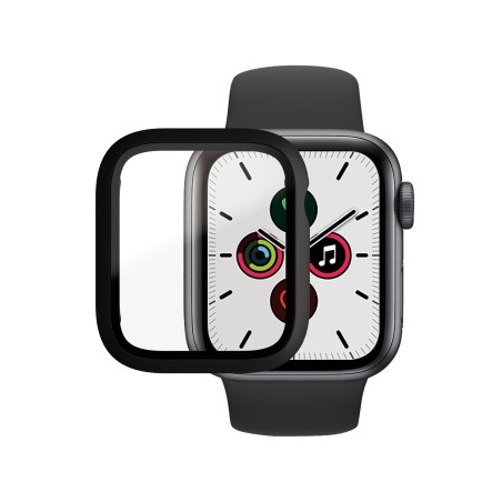 PanzerGlass - Ochrana obrazovky pro chytré hodinky - celé telo - sklo - cerná - pro Apple Watch Hermčs Series 9, SE 3, Series